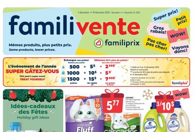 Familiprix Flyer December 4 to 10