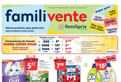 Familiprix Sante Flyer December 4 to 10
