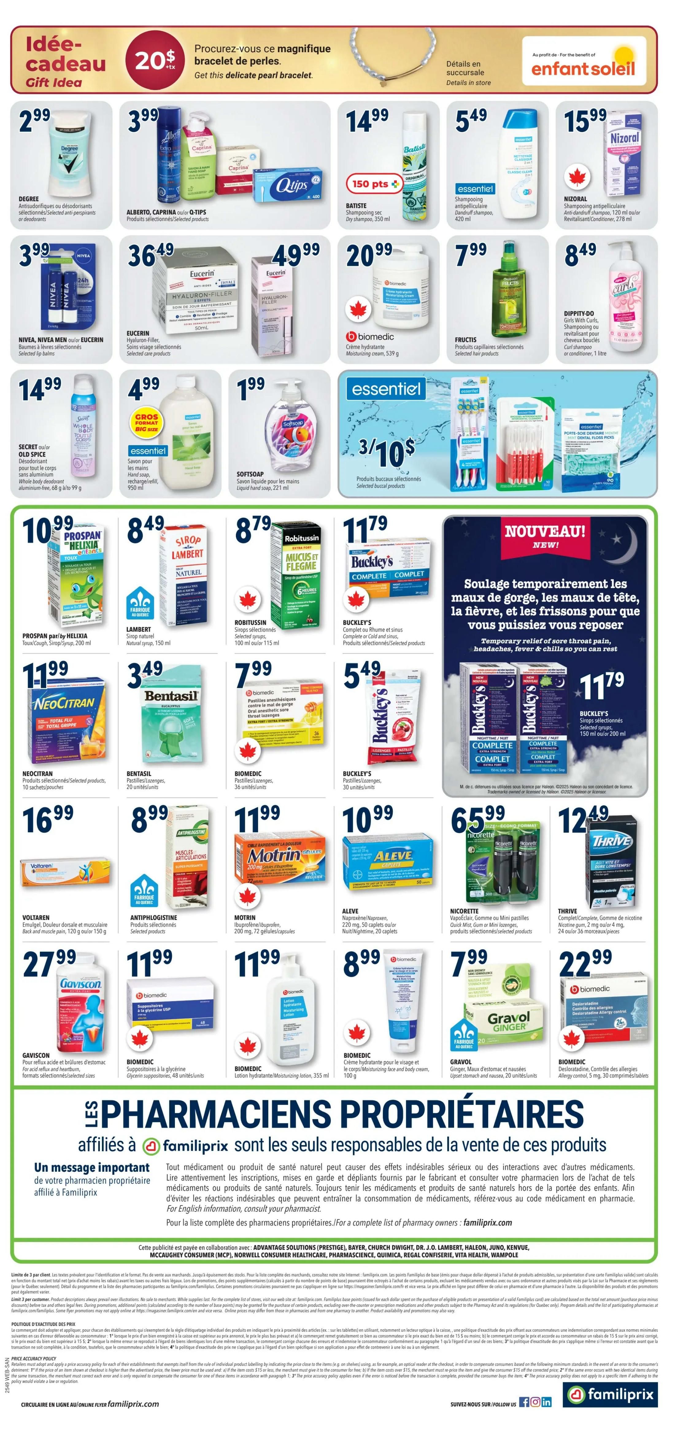 Familiprix Sante Flyer December 4 to 10