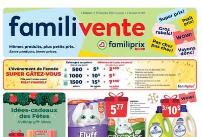 Familiprix Extra Flyer December 4 to 10