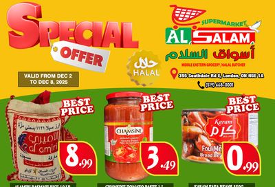 Al-Salam Supermarket Flyer December 2 to 8