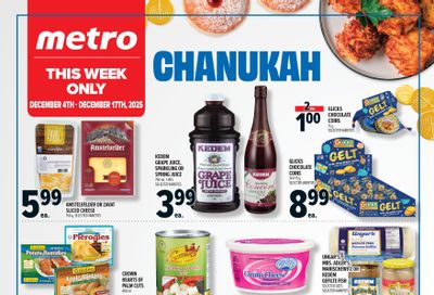 Metro (ON) Chanukah Flyer December 4 to 17