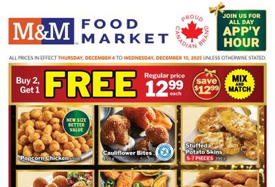 M&M Food Market (Atlantic, ON & West) Flyer December 4 to 10