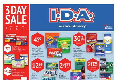 I.D.A. Flyer December 5 to 11