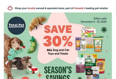 Total Pet Flyer December 4 to 10