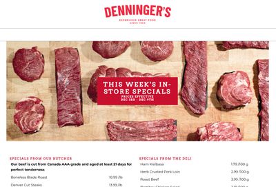 Denninger's Weekly Specials December 3 to 9