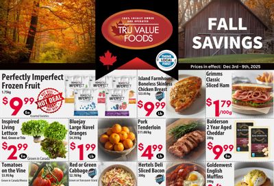 Tru Value Foods Flyer December 3 to 9