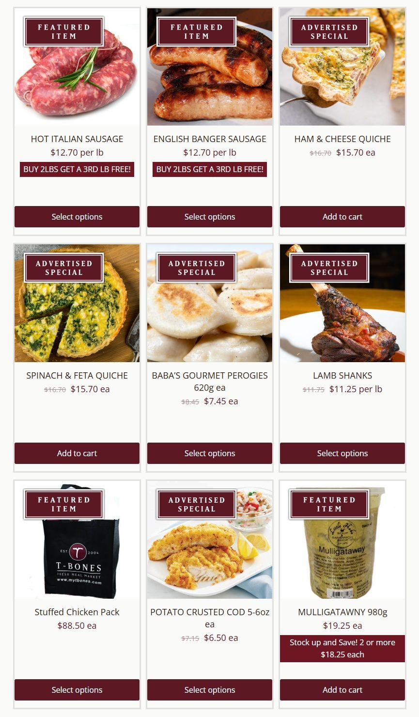 T-Bone's Flyer December 3 to 9