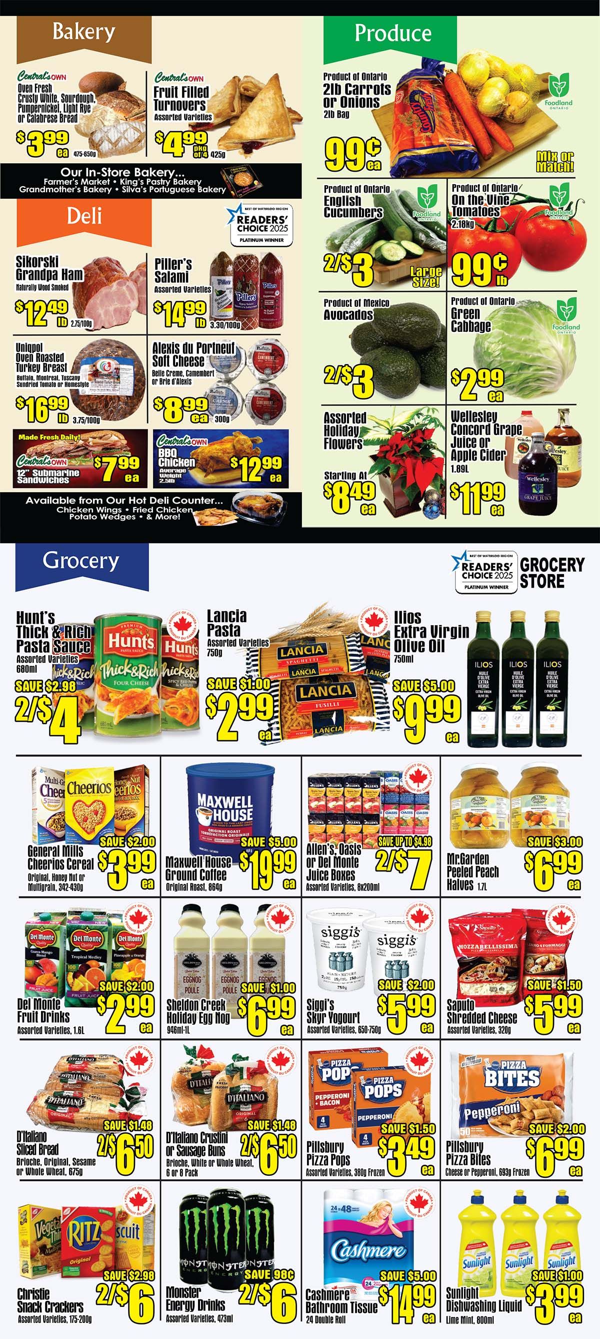 Central Fresh Market Flyer December 4 to 11