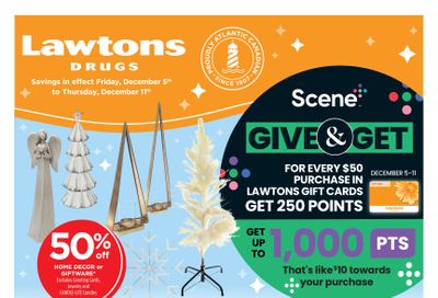 Lawtons Drugs (NB, PE, NL) Flyer December 5 to 11