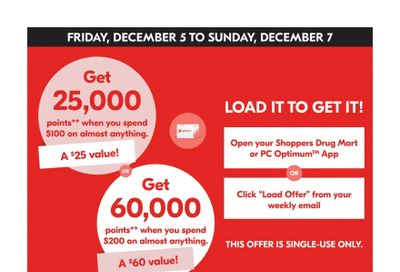 Shoppers Drug Mart (West) Flyer December 6 to 11
