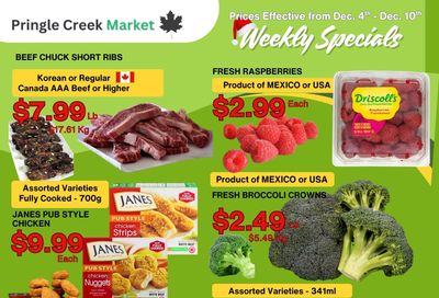 Pringle Creek Market Flyer December 4 to 10