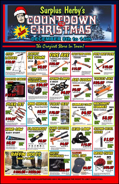 Surplus Herby’s Flyer December 8 to 14