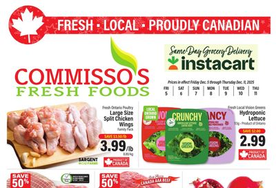 Commisso's Fresh Foods Flyer December 5 to 11