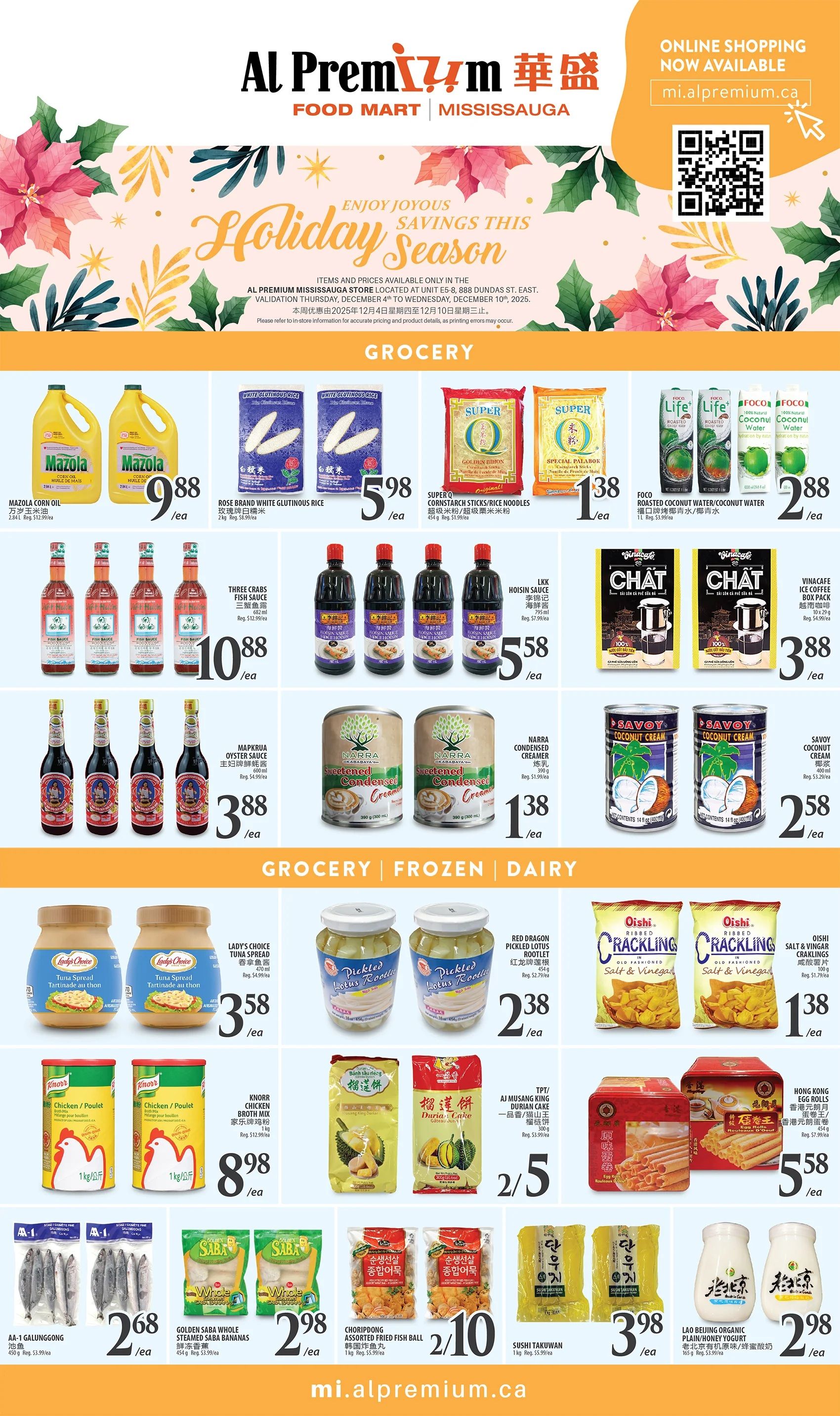 Al Premium Food Mart (Mississauga) Flyer December 4 to 10