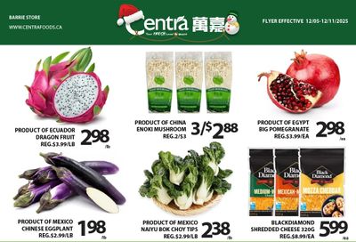 Centra Foods (Barrie) Flyer December 5 to 11