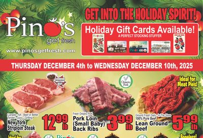 Pino's Flyer December 4 to 10