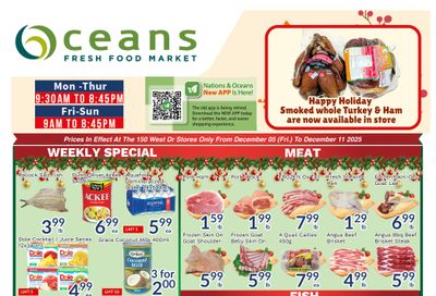 Oceans Fresh Food Market (Brampton) Flyer December 5 to 11