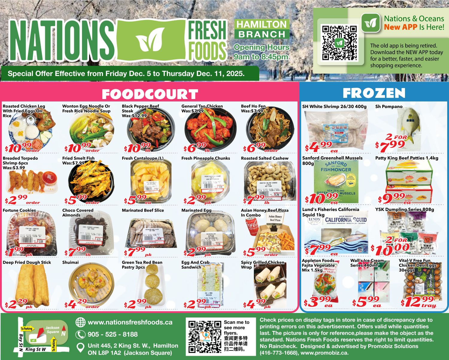 Nations Fresh Foods (Hamilton) Flyer December 5 to 11