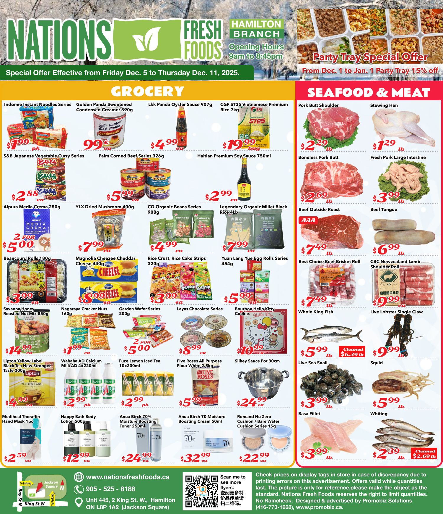 Nations Fresh Foods (Hamilton) Flyer December 5 to 11