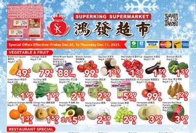 Superking Supermarket (North York) Flyer December 5 to 11