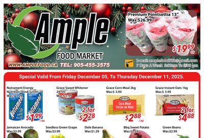 Ample Food Market (Brampton) Flyer December 5 to 11