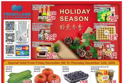 FreshLand Supermarket Flyer December 5 to 11