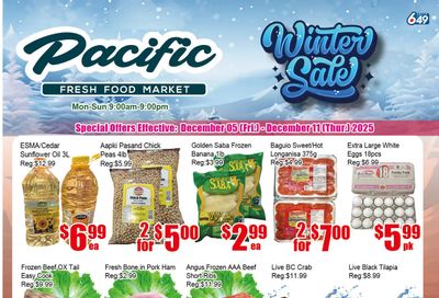 Pacific Fresh Food Market (Pickering) Flyer December 5 to 11