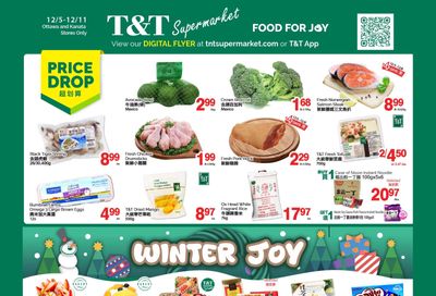 T&T Supermarket (Ottawa & Kanata) Flyer December 5 to 11