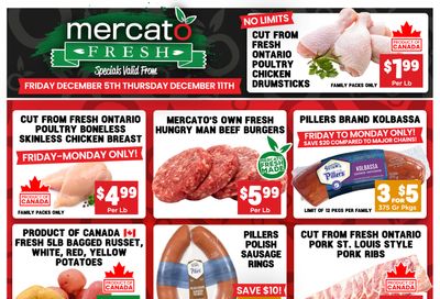 Mercato Fresh Flyer December 5 to 11