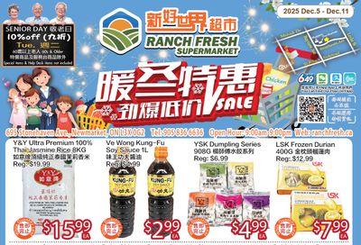 Ranch Fresh Supermarket Flyer December 5 to 11