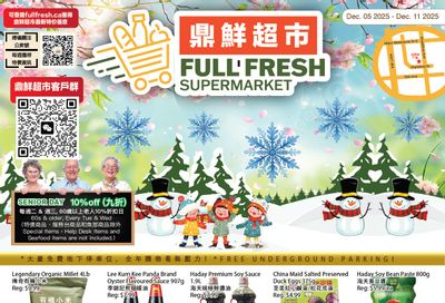 Full Fresh Supermarket Flyer December 5 to 11