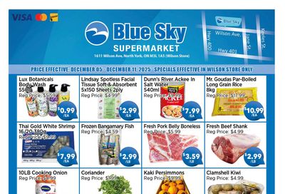 Blue Sky Supermarket (North York) Flyer December 5 to 11