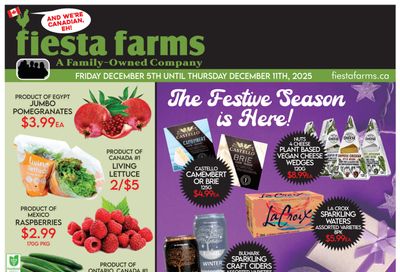Fiesta Farms Flyer December 5 to 11