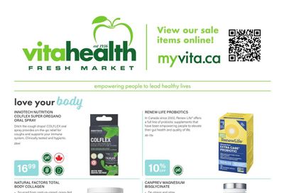 Vita Health Fresh Market Flyer December 4 to 24