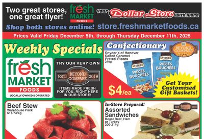 Fresh Market Foods Flyer December 5 to 11