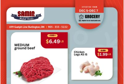 Samir Supermarket Flyer December 5 to 7