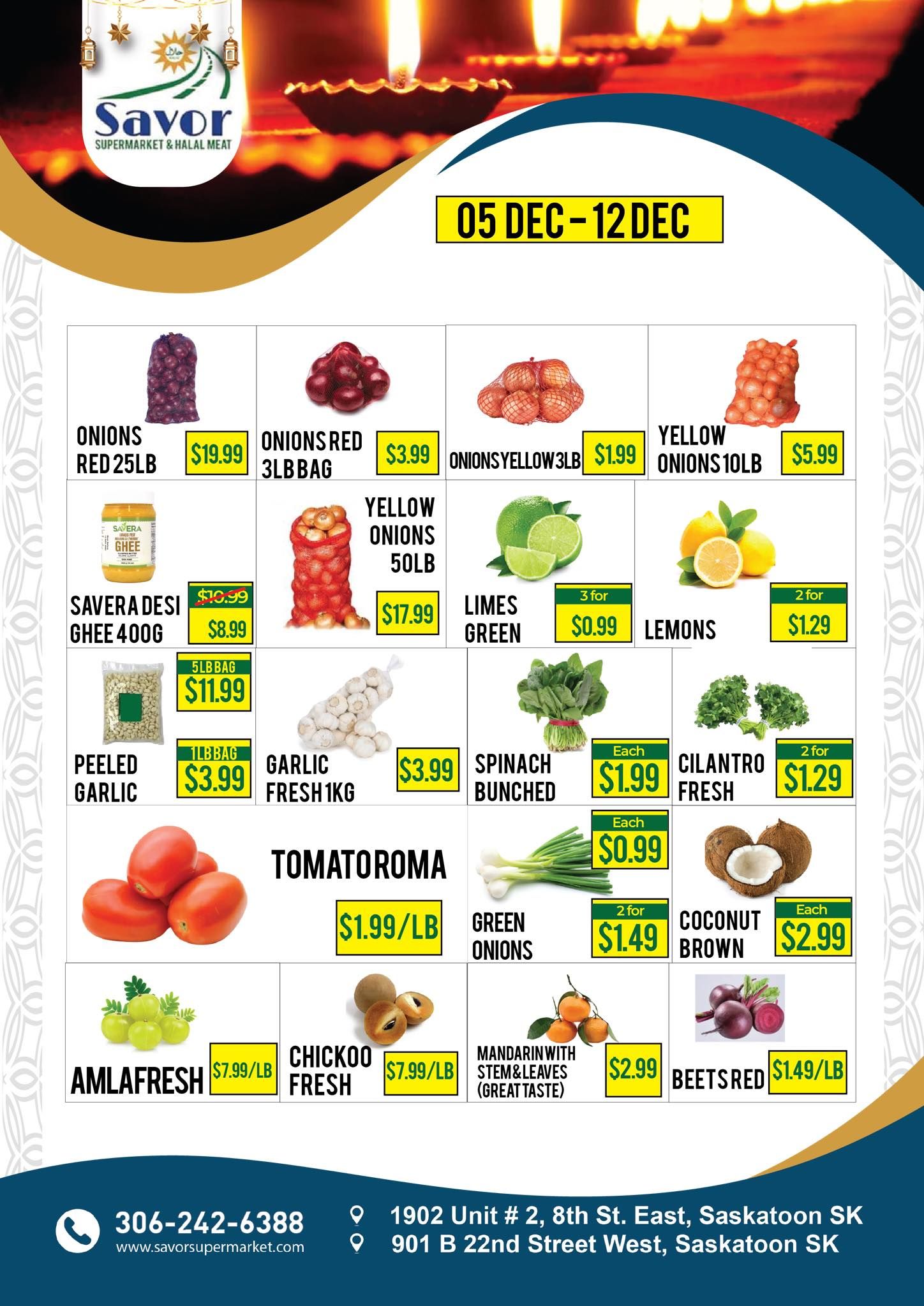 Savor Supermarket Flyer December 5 to 12