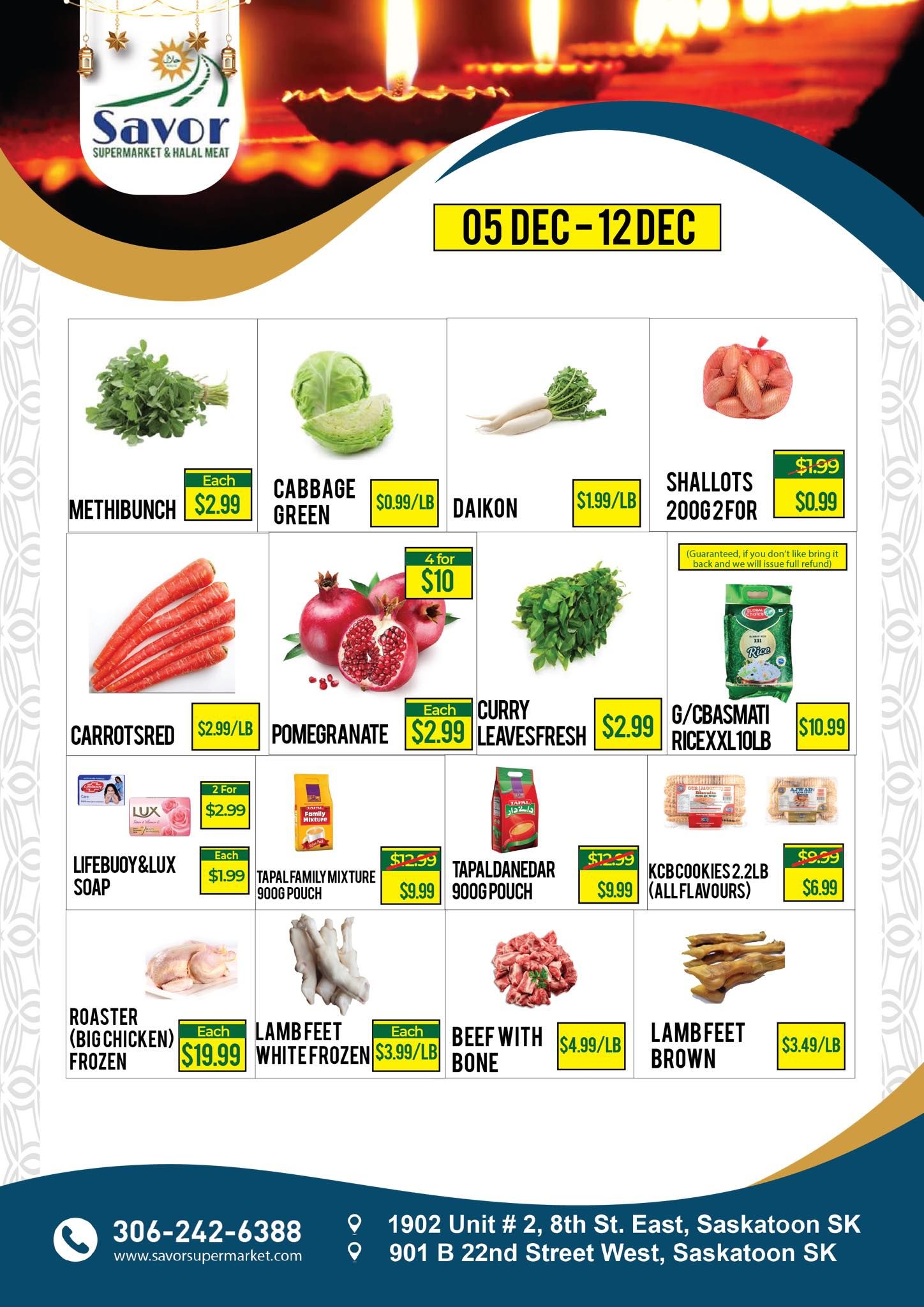 Savor Supermarket Flyer December 5 to 12
