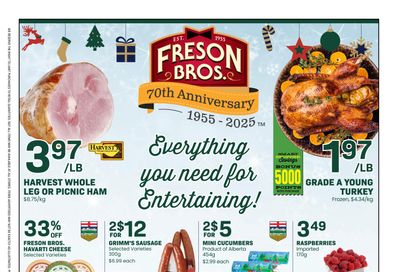 Freson Bros. Flyer December 12 to 18