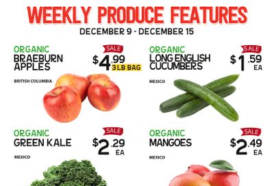 Pomme Natural Market Weekly Produce Flyer December 9 to 15