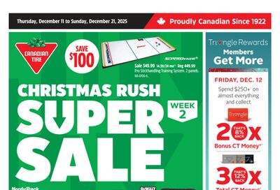 Canadian Tire (ON) Flyer December 11 to 21