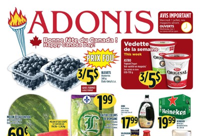 Marche Adonis (QC) Flyer June 25 to July 1