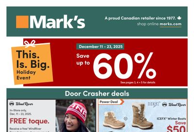 Mark's Flyer December 11 to 23