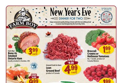 Farm Boy (Cambridge, Hamilton, King & Weber, Fairway, Brantford) Flyer December 11 to 17