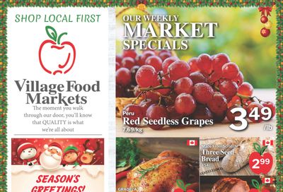 Village Food Markets Flyer December 10 to 16