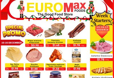 EuroMax Foods Weekly Flyer December 10 to 16