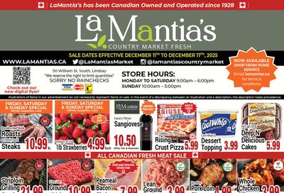 LaMantia's Flyer December 11 to 17