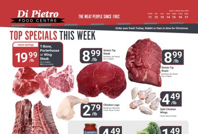 Di Pietro Food Centre Flyer December 11 to 17
