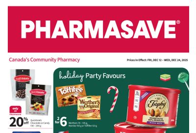 Pharmasave (ON & West) Flyer December 12 to 24